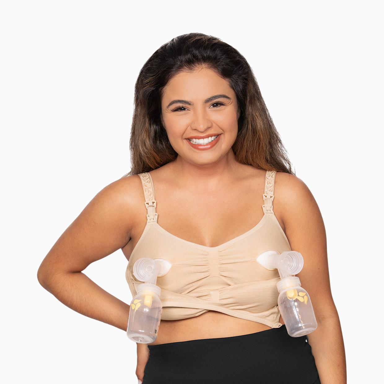 Kindred Bravely Sublime Hands Free Pumping Bra - Beige, 2 X Busty.