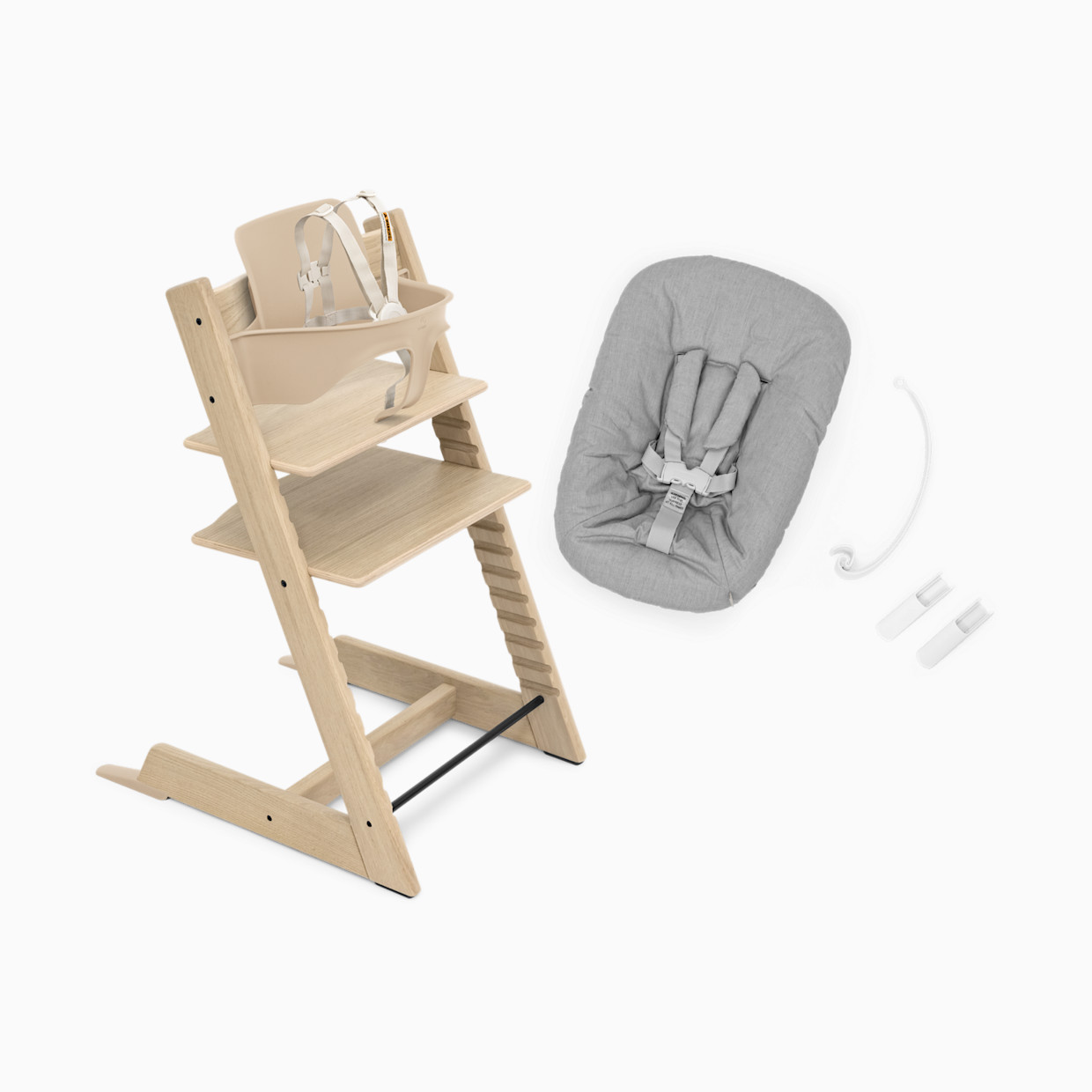 Stokke Tripp Trapp High Chair² + Newborn Set - Oak Natural.