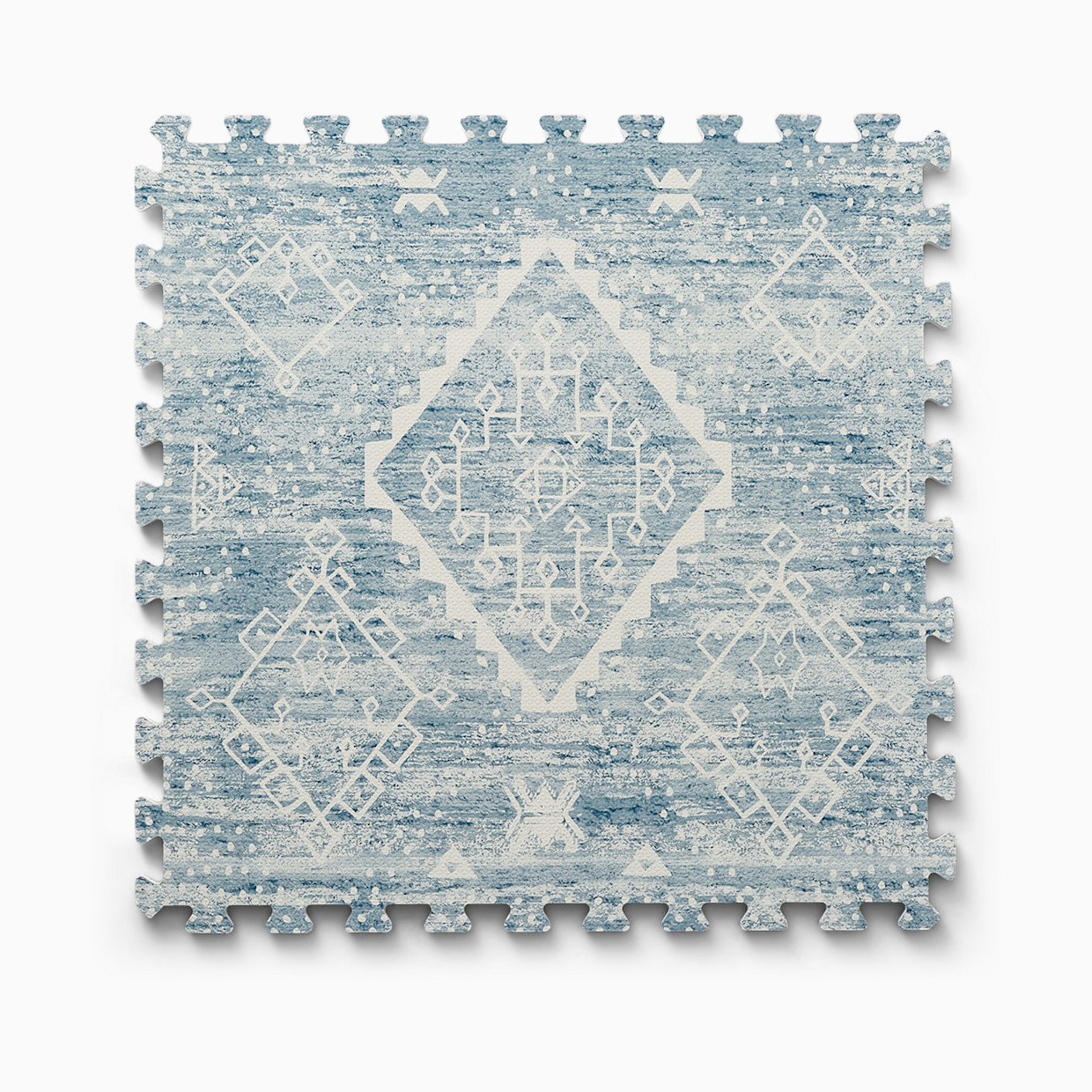 House of Noa Little Nomad Play Mat | Ula - Indigo, 8X8.