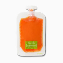 Infantino Disposable Squeeze Pouches - Pack of 50 Disposable Pouches for Portable Homemade semi-Solid Food for Babies and Toddlers, BPA and PVC Free, Freezer Safe