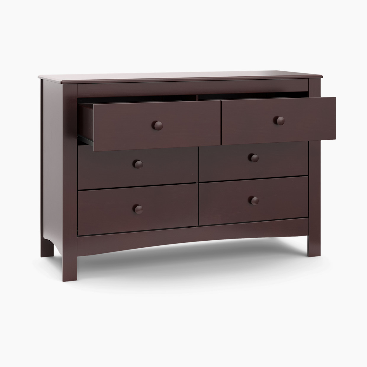 Graco Noah 6 Drawer Double Dresser - Espresso.