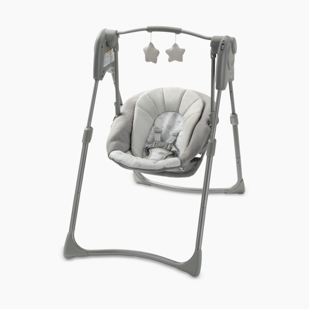 Graco Slim Spaces Compact Baby Swing.
