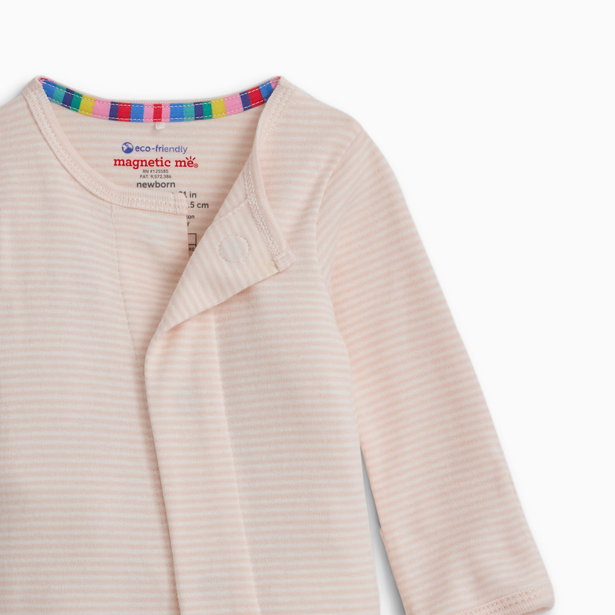 Magnetic Me Organic Cotton Magnetic 4-Pack Footie - Ballons Pk Multi, 0-3 M.