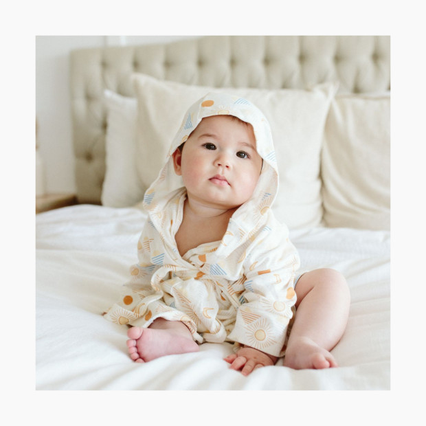 Goumi Kids x Babylist Cotton Bath Time Gift Set - Pebble, 0-6 M.