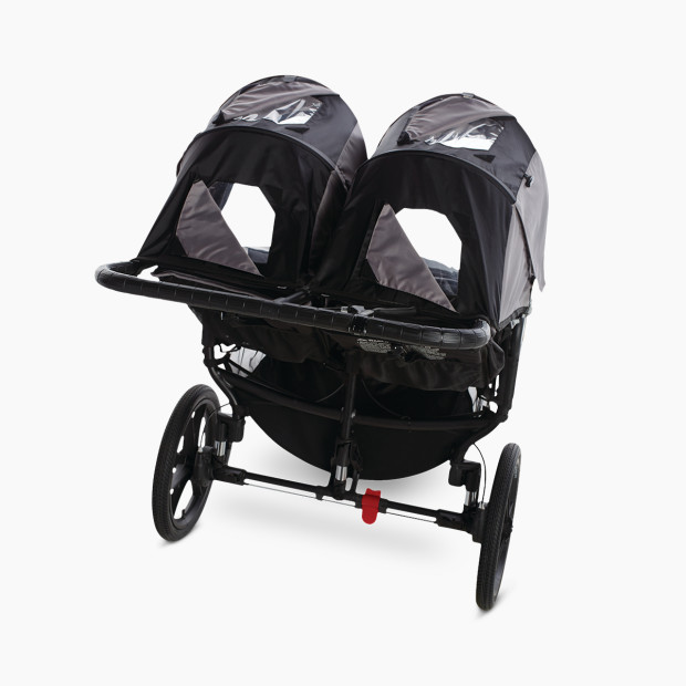 Baby Jogger Summit X3 Double Jogging Stroller - Black/Gray.