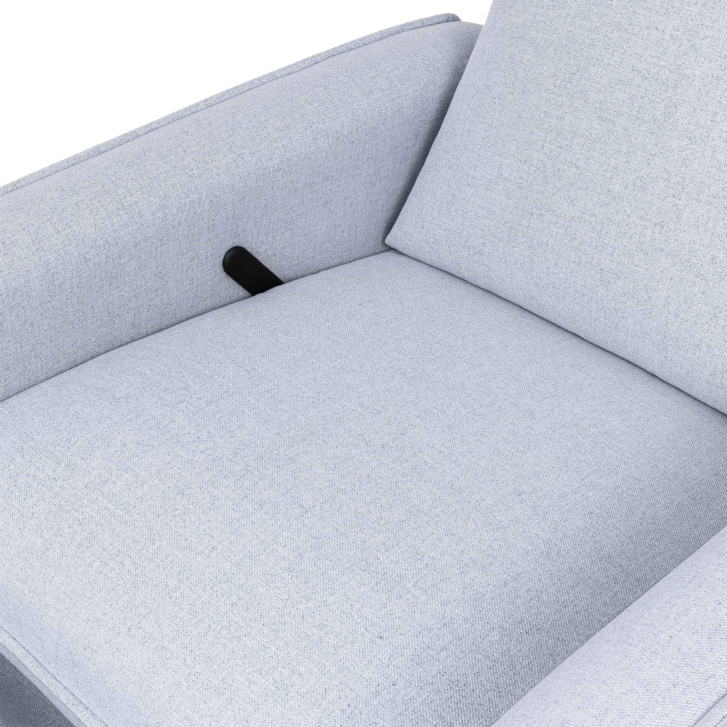 daVinci Penny Recliner and Swivel Glider - Performance Chambray Eco-Twill.