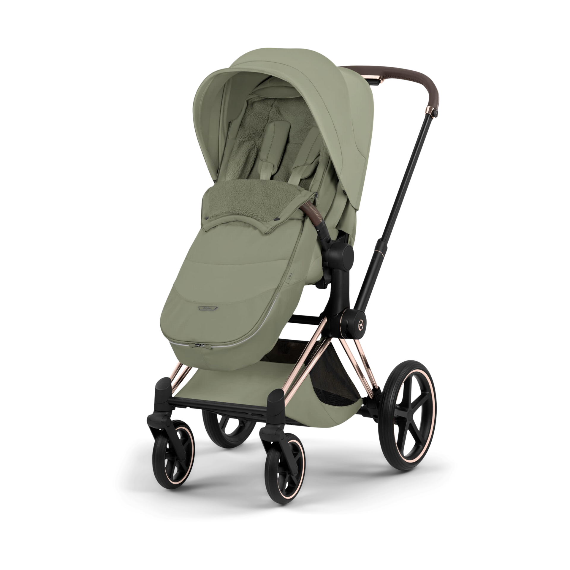 Cybex Platinum Footmuff - Sage Green.