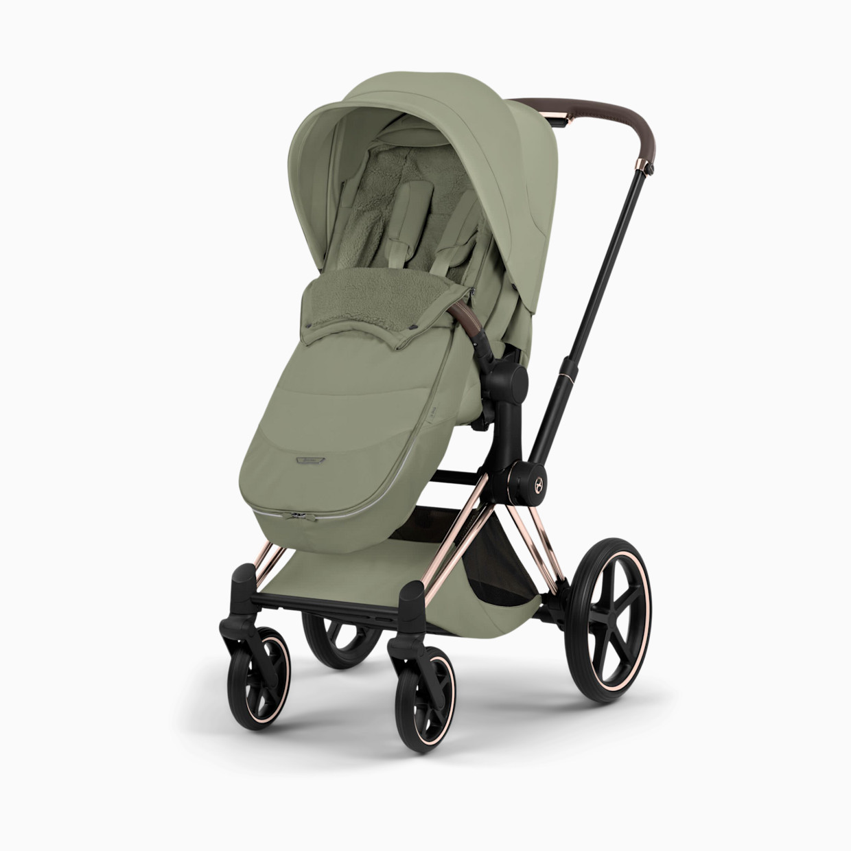 Cybex Platinum Footmuff - Sage Green.