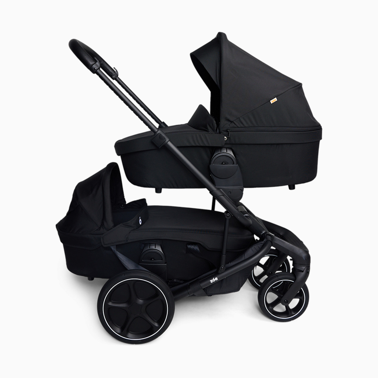 Zoe Journey Duo Bassinet - Black.