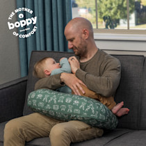 Boopy Boppy Nursing Pillow - Green Animal Sketches | Babylist Shop