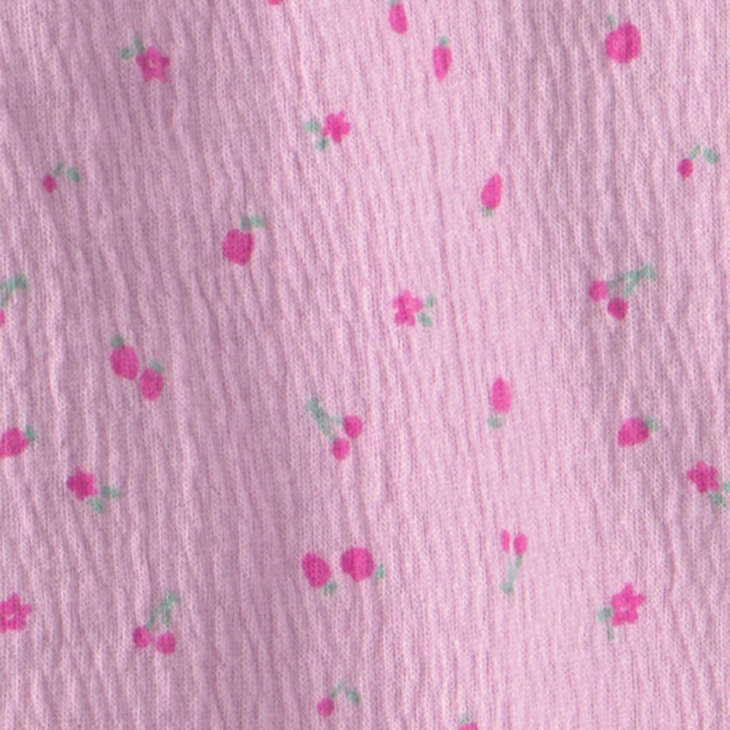 Carter's 3-Piece Long-Sleeve Layering Gift Set - Purple Cherry, 6M.