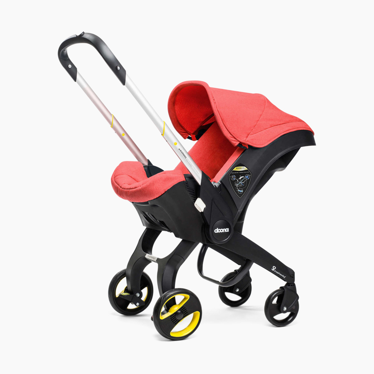 Doona Infant Car Seat/Stroller - Red/Love.