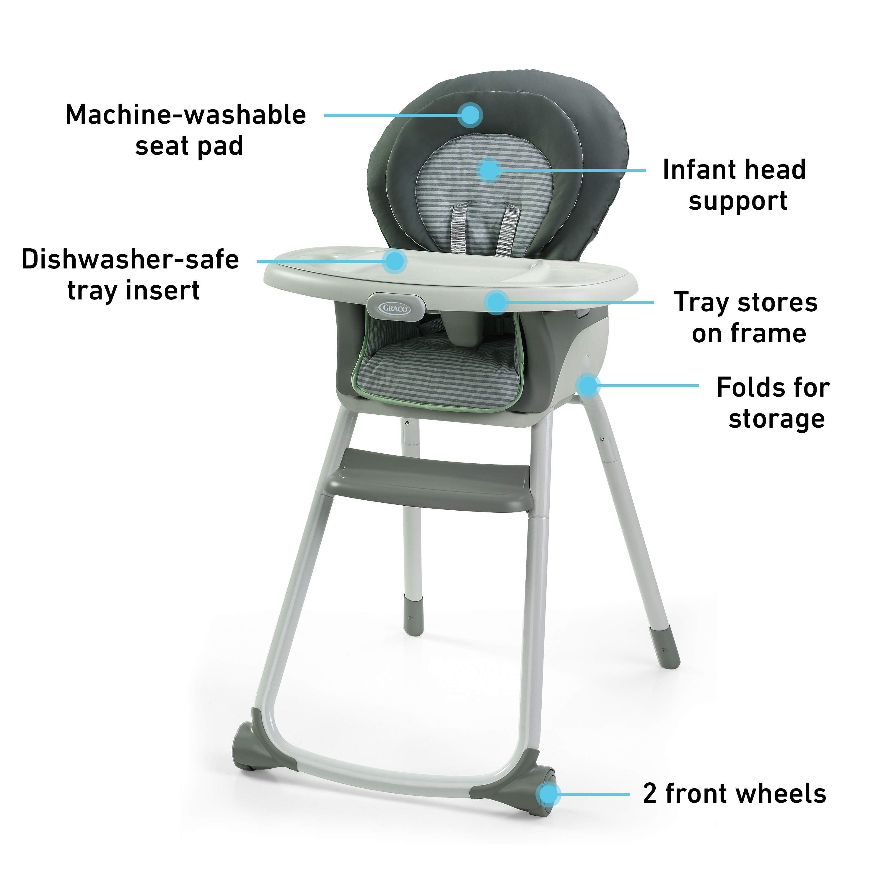 graco high chair infant insert