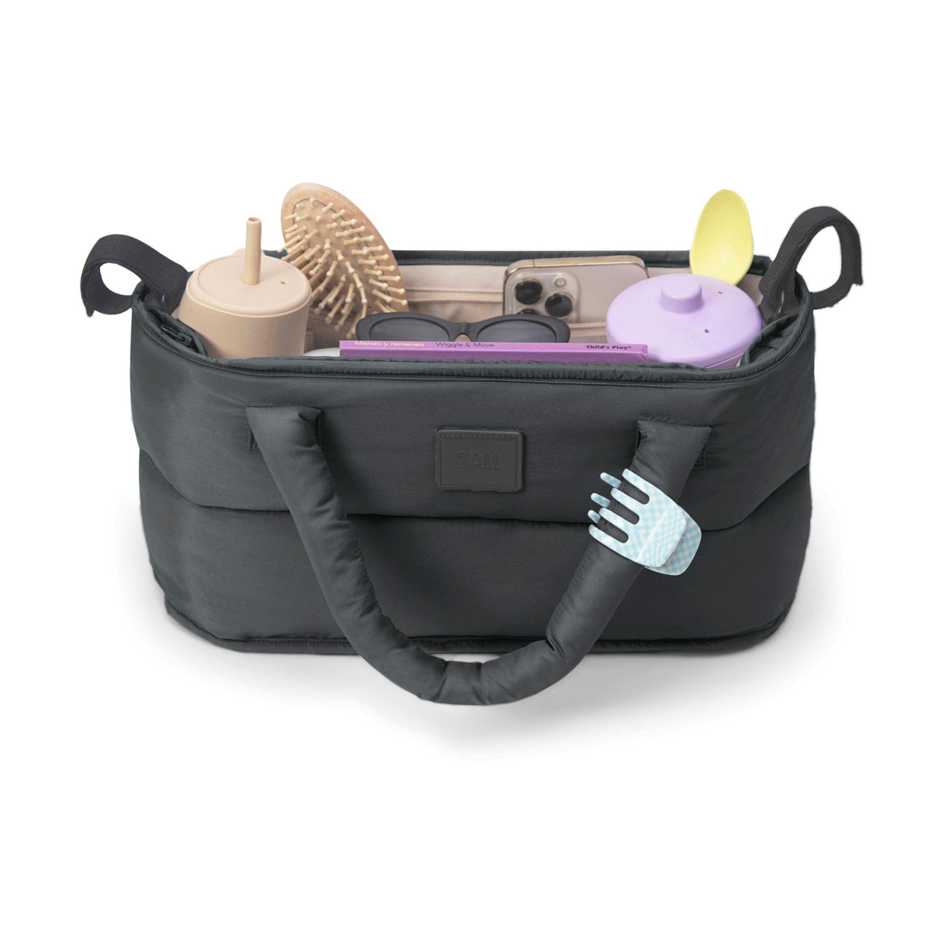 7AM Enfant Stroller Organizer - Smokey.