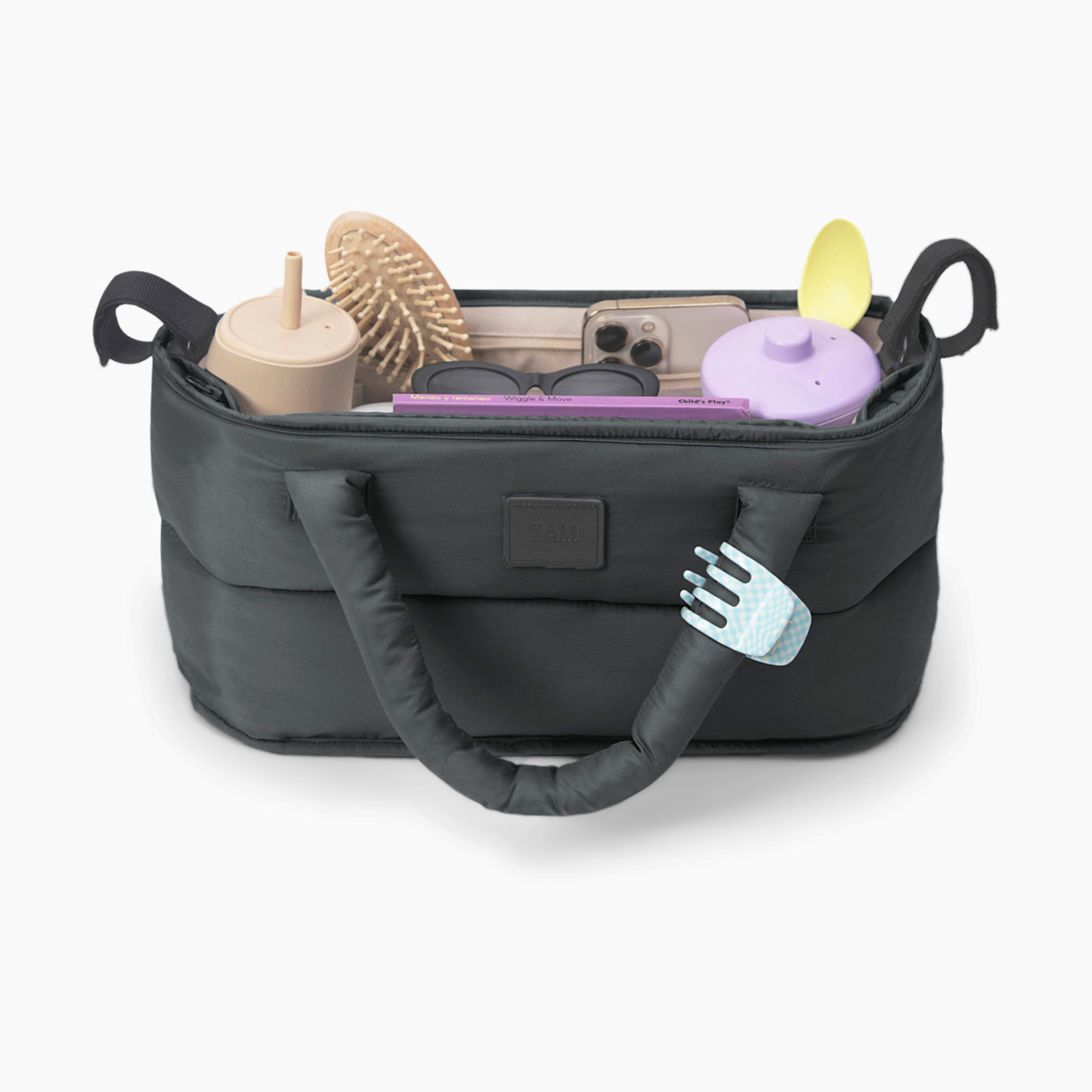 7AM Enfant Stroller Organizer - Smokey.