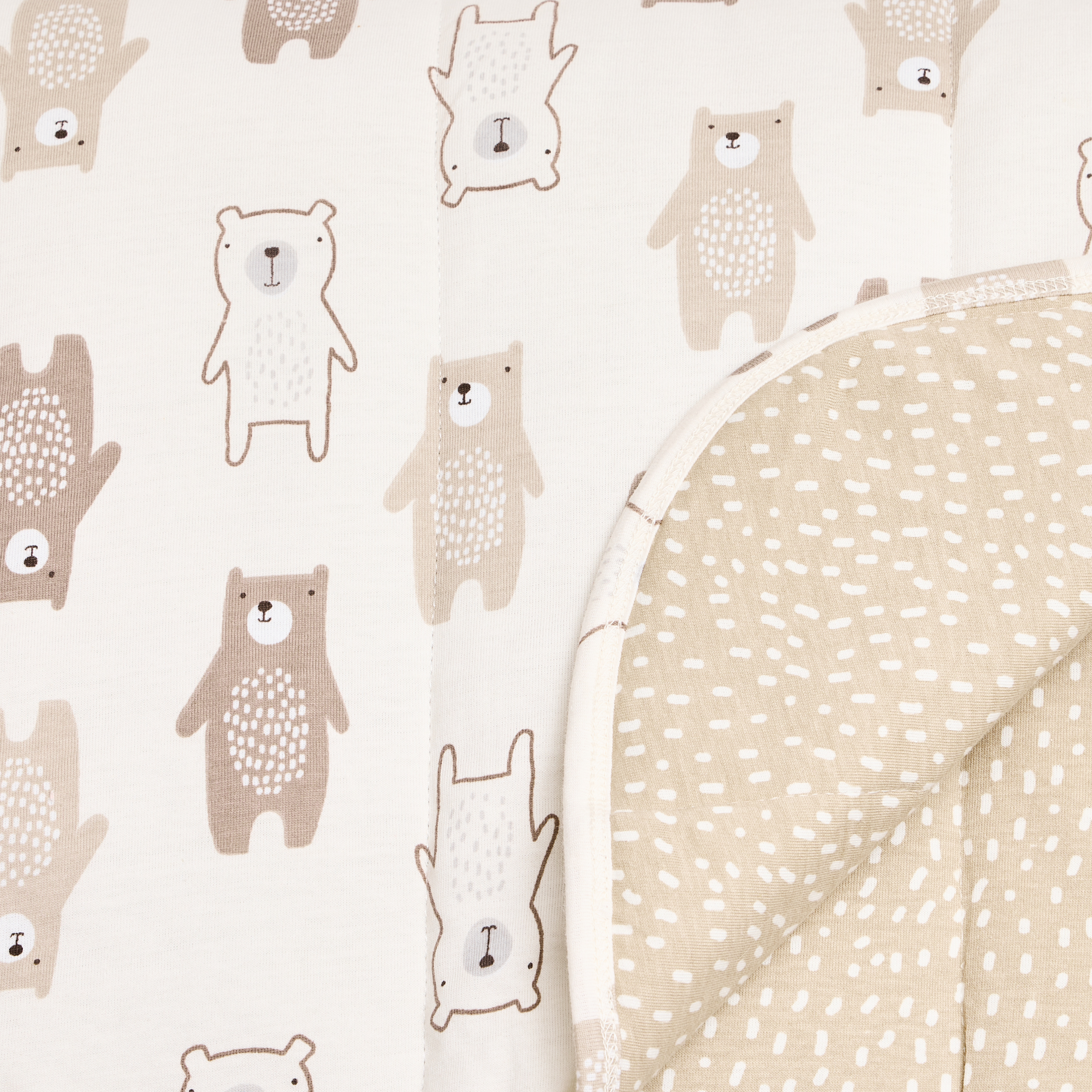 Small Story Quilted Blanket - Bear Friends.