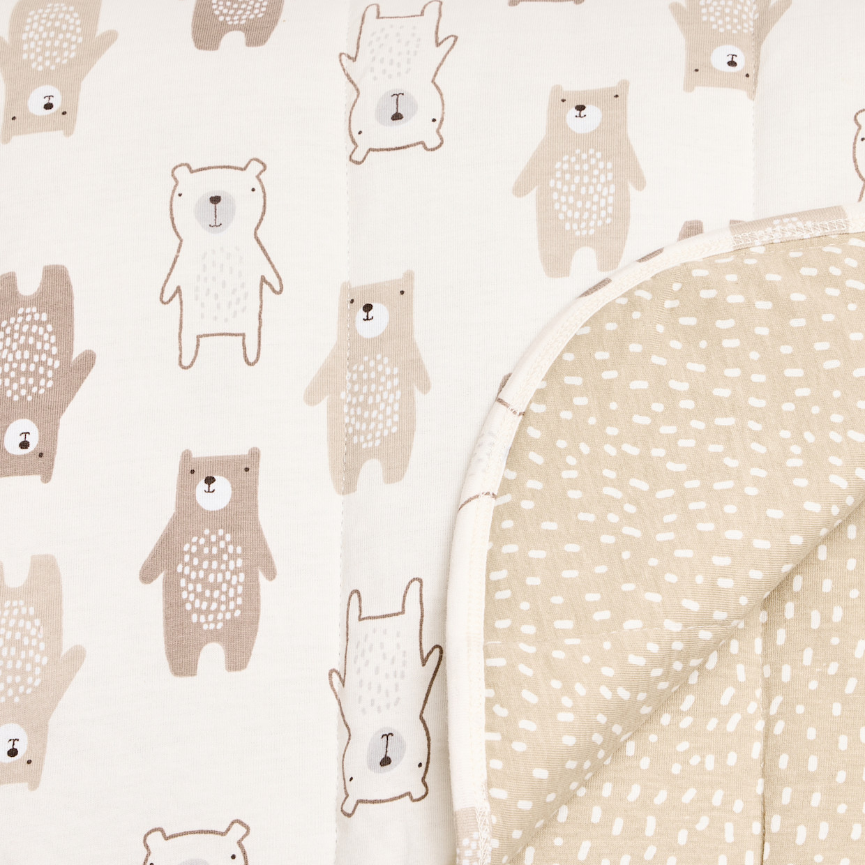Small Story Quilted Blanket - Bear Friends.