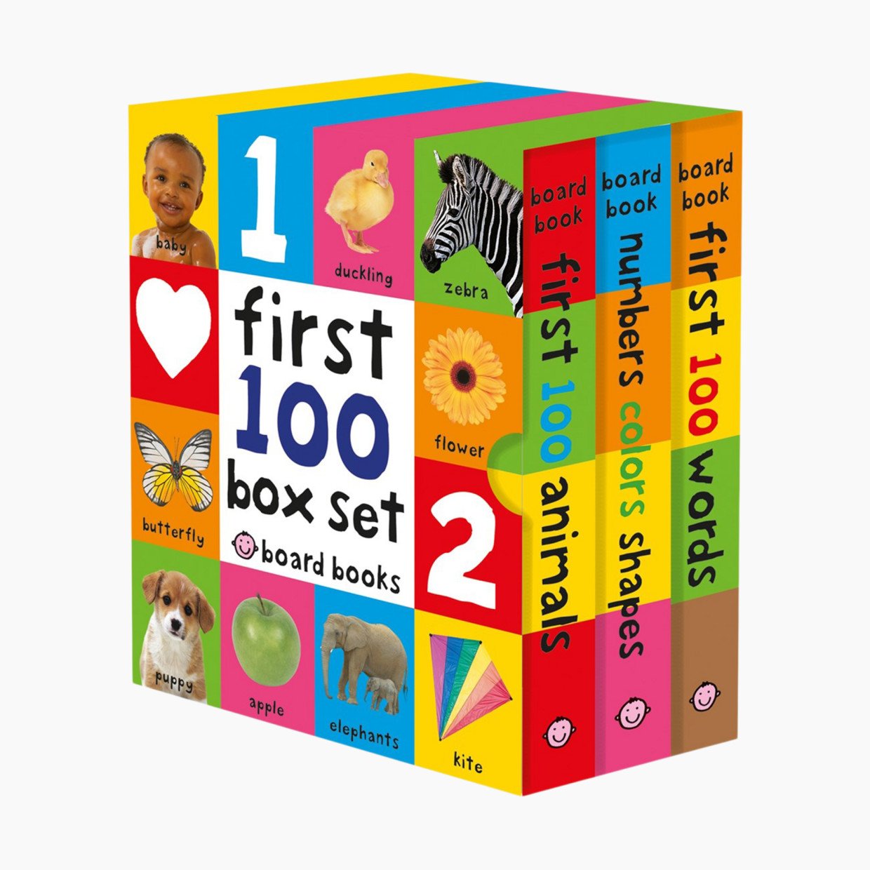 Macmillan First 100 Board Book Box Set (3 books).