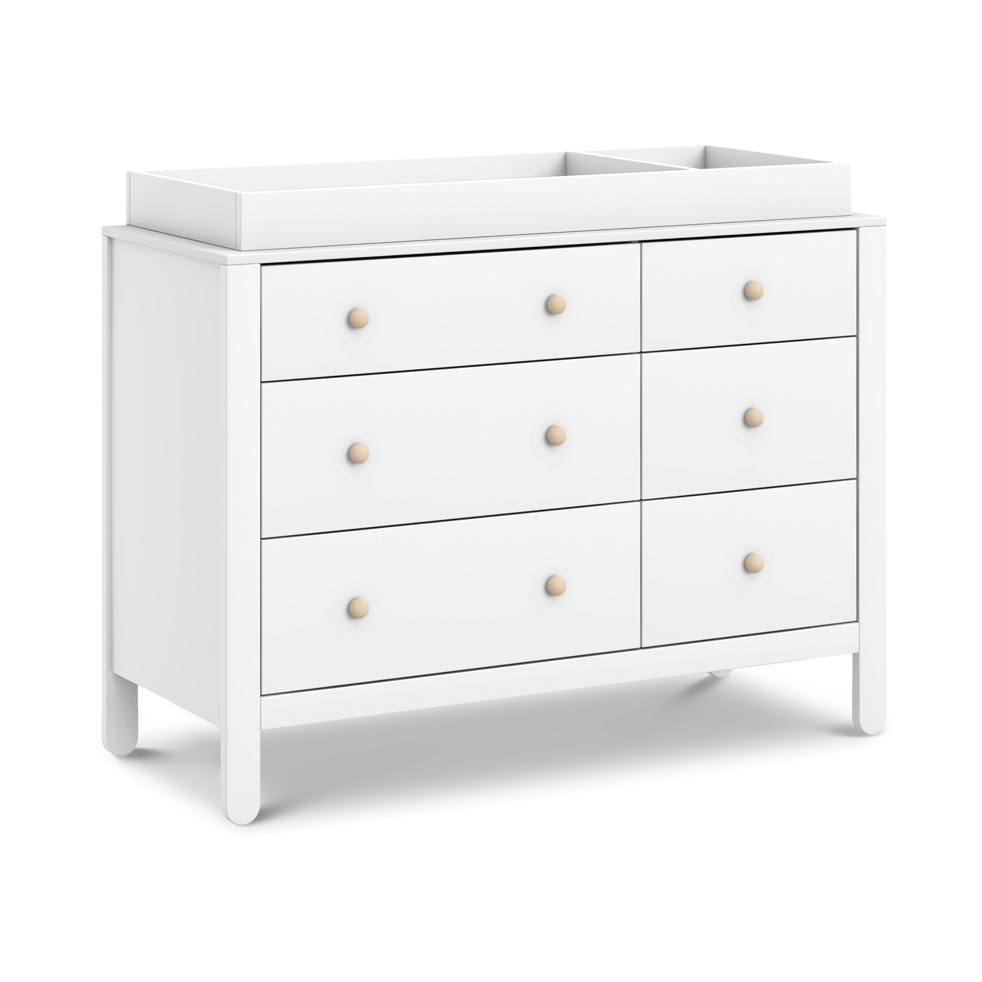 Carter's by daVinci Marisol 6-Drawer Dresser - White/Washed Natural.