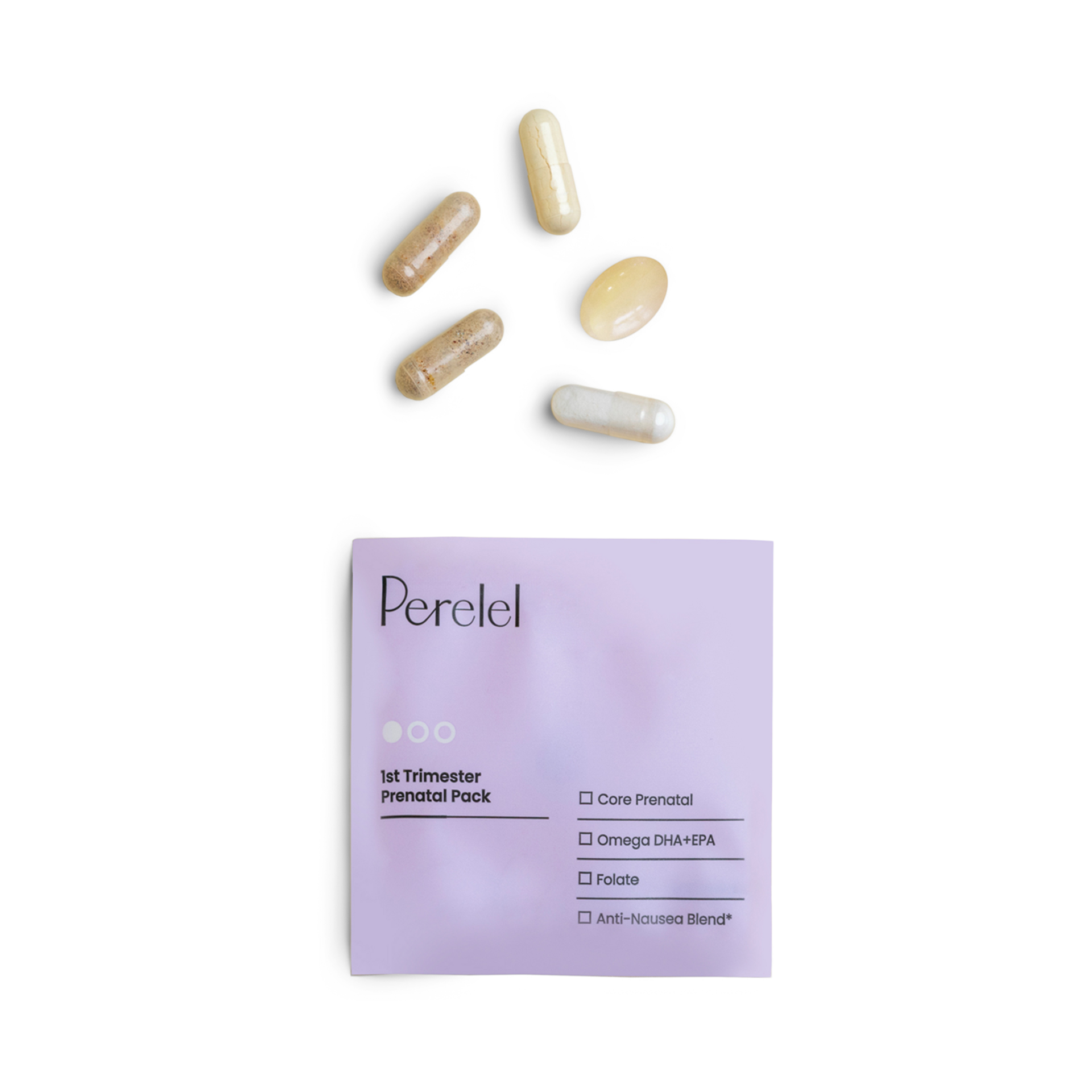 Perelel 1st Trimester Pack - Prenatal Vitamins & Supplements.