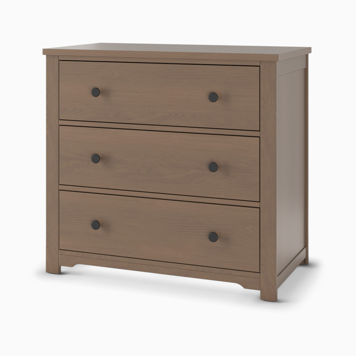 Child Craft Harmony 3-Drawer Dresser with Changing Table Topper - Dusty Heather.