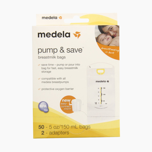 Medela Pump & Save Breastmilk Bags - 50.