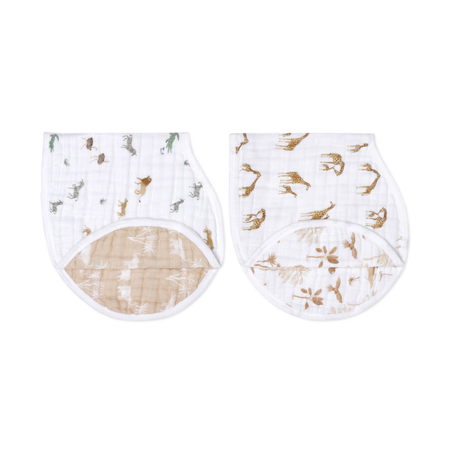 Aden + Anais Organic Muslin Burpy Bibs (2 Pack).