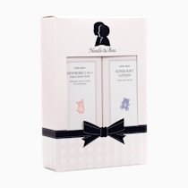 Noodle & Boo Bundle of Joy Newborn Baby Gift Set ; Newborn 2-in-1 Hair & Body Wash, Super Soft Baby Lotion