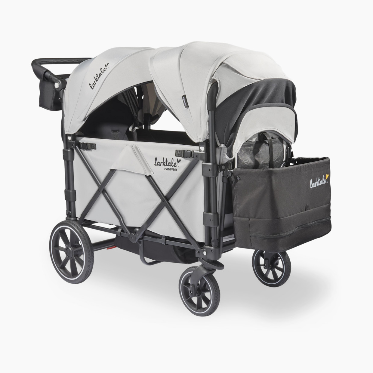 Larktale Caravan V3 Stroller Wagon - Avalon Gray.