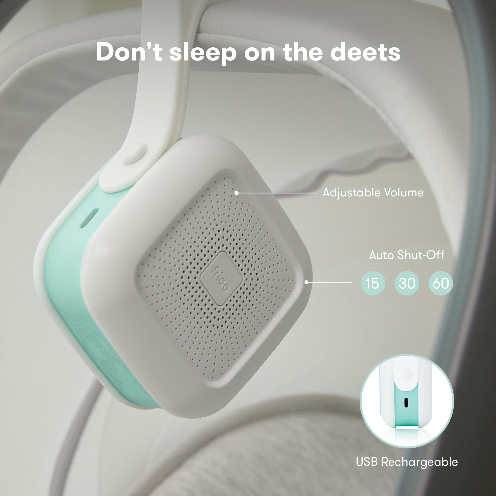 Frida Baby 2-in-1 Portable Sound Machine + Nightlight.