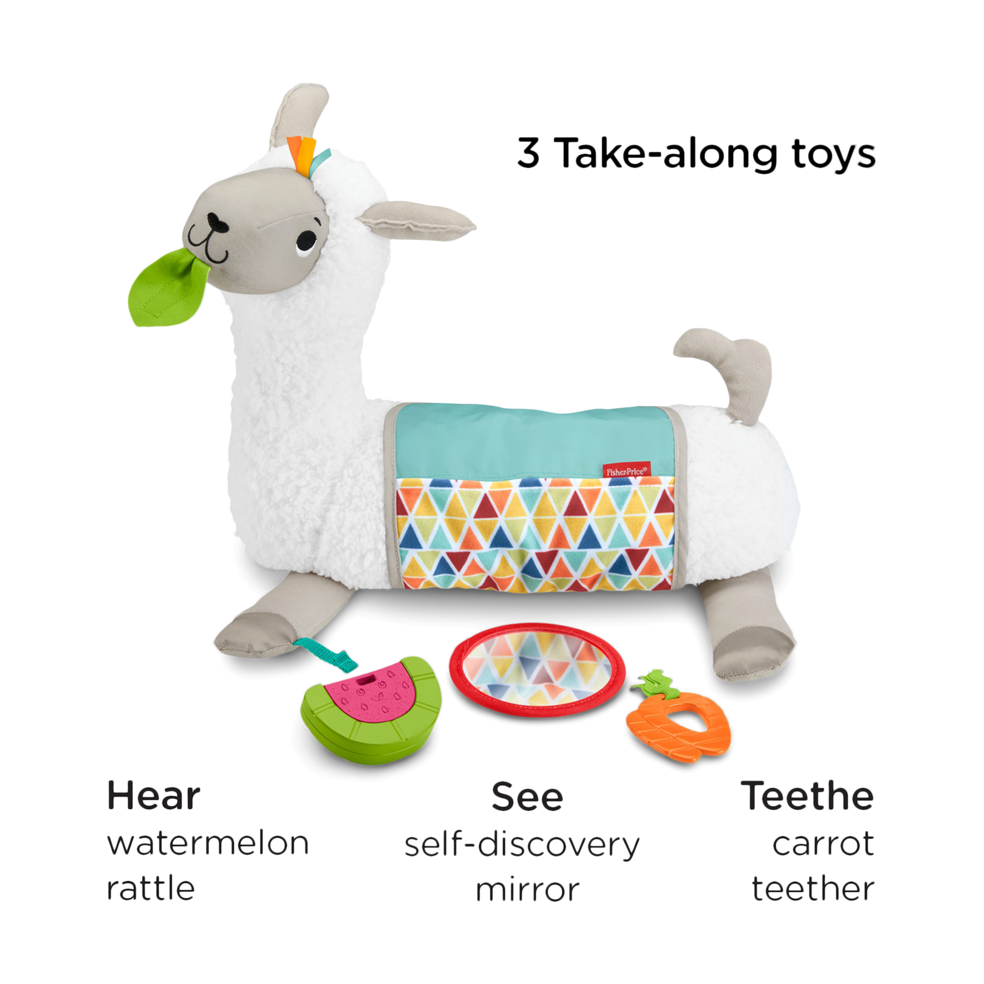 Fisher Price Grow With Me Tummy Time Llama Babylist Store