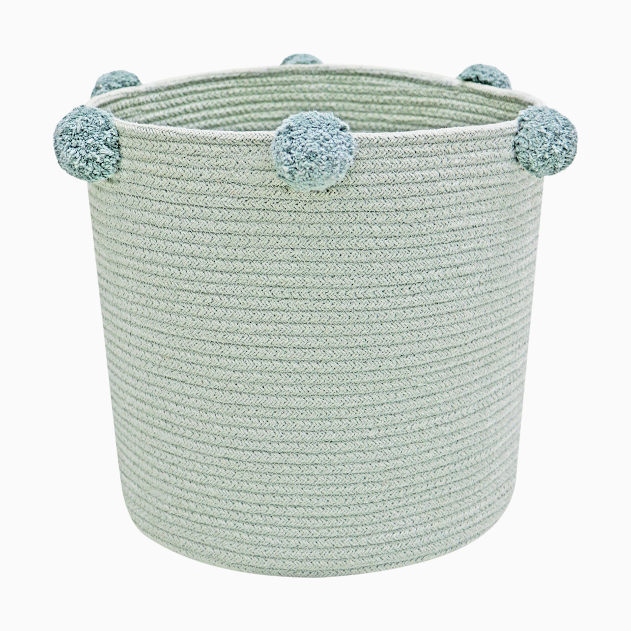 Lorena Canals Cotton Bubbly Basket - Blue Sage.