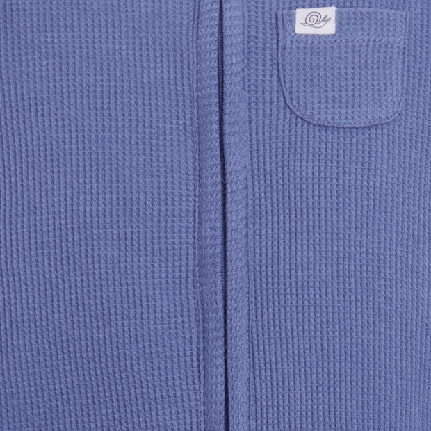 Tiny Kind Organic Cotton Waffle 2-Way Zip Footie.