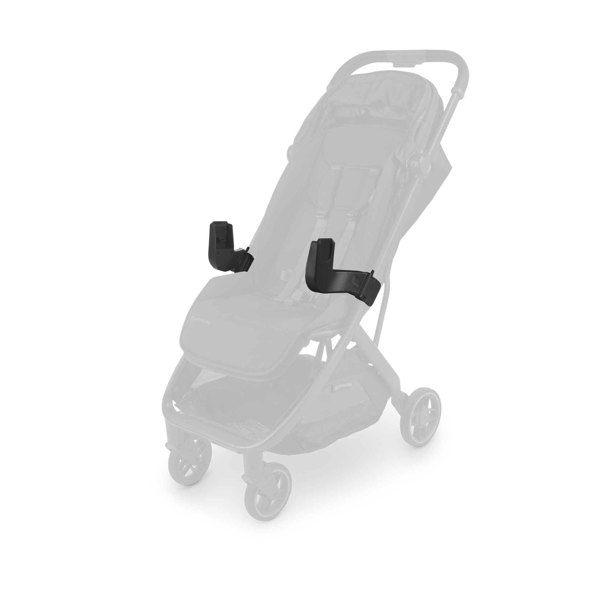 UPPAbaby Minu V3 Car Seat Adapters for Maxi Cosi, Nuna and Clek.