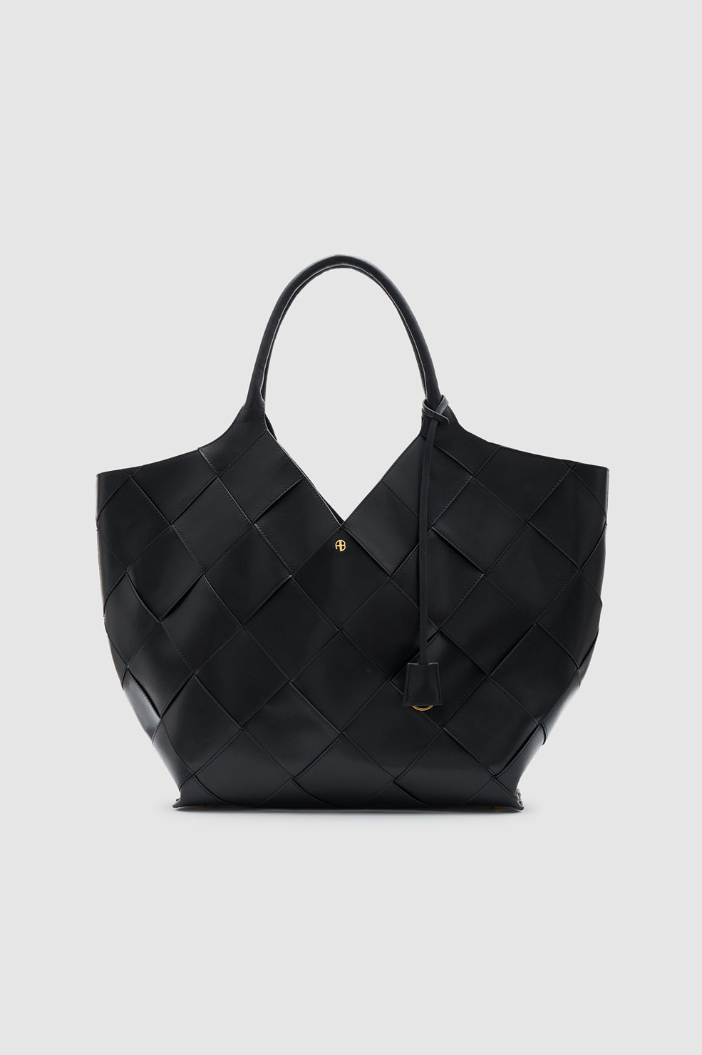 Anine Bing Lili Tote Braided Leather.