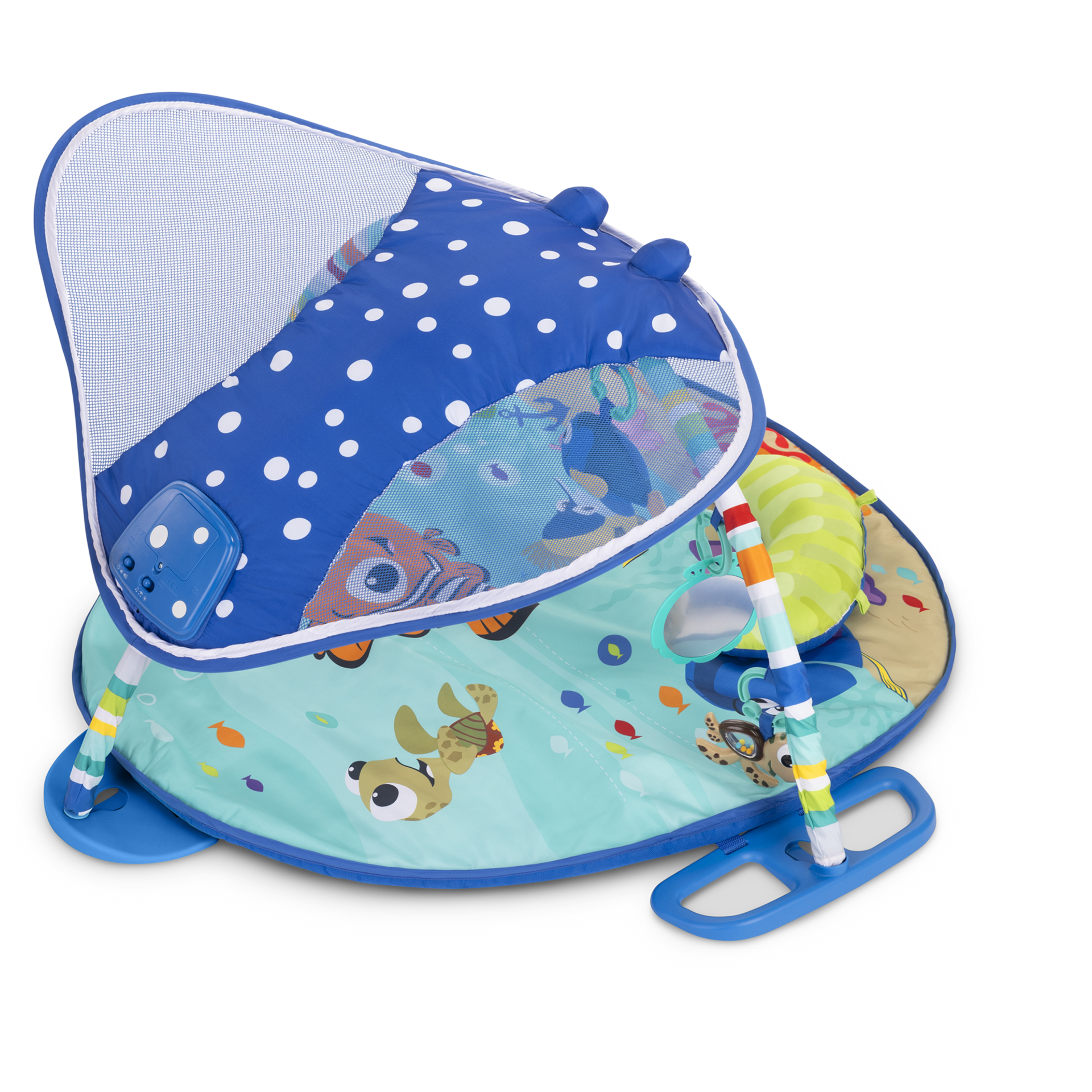 Bright Starts Disney Baby Finding Nemo Ocean Lights & Music Activity Play Gym.