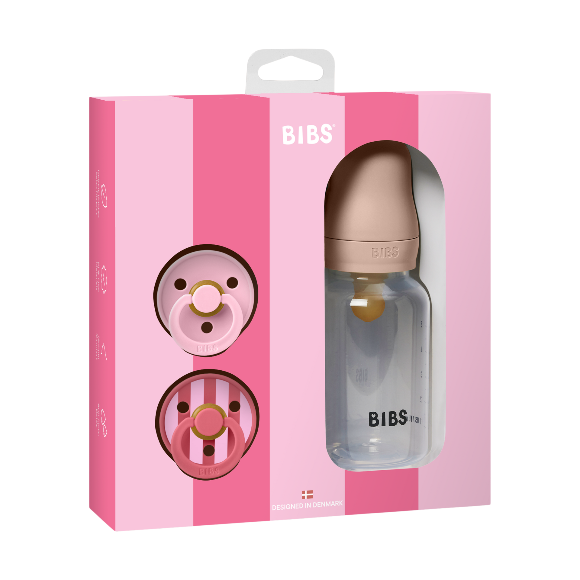 BIBS Baby Sprinkle Gift Set - Blush.