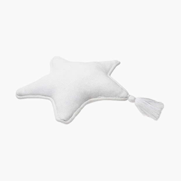 Lorena Canals Knitted Cushion Twinkle Star - Ivory.