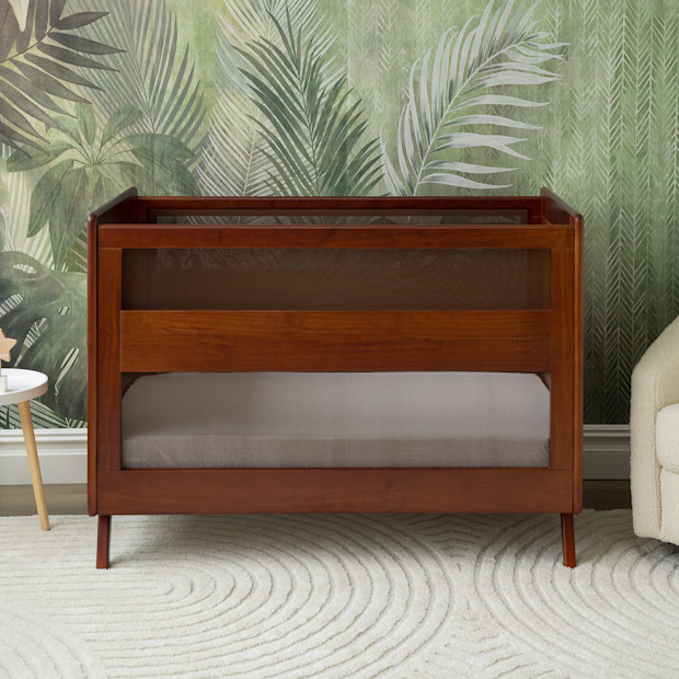 Halo 3-in-1 Breathable Mesh Convertible Crib with Conversion Kit.