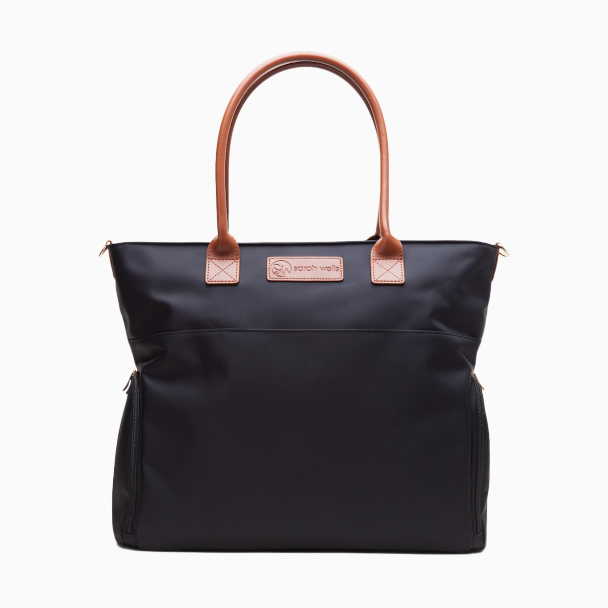 Sarah Wells Abby Breast Pump Bag - Black/Tan.