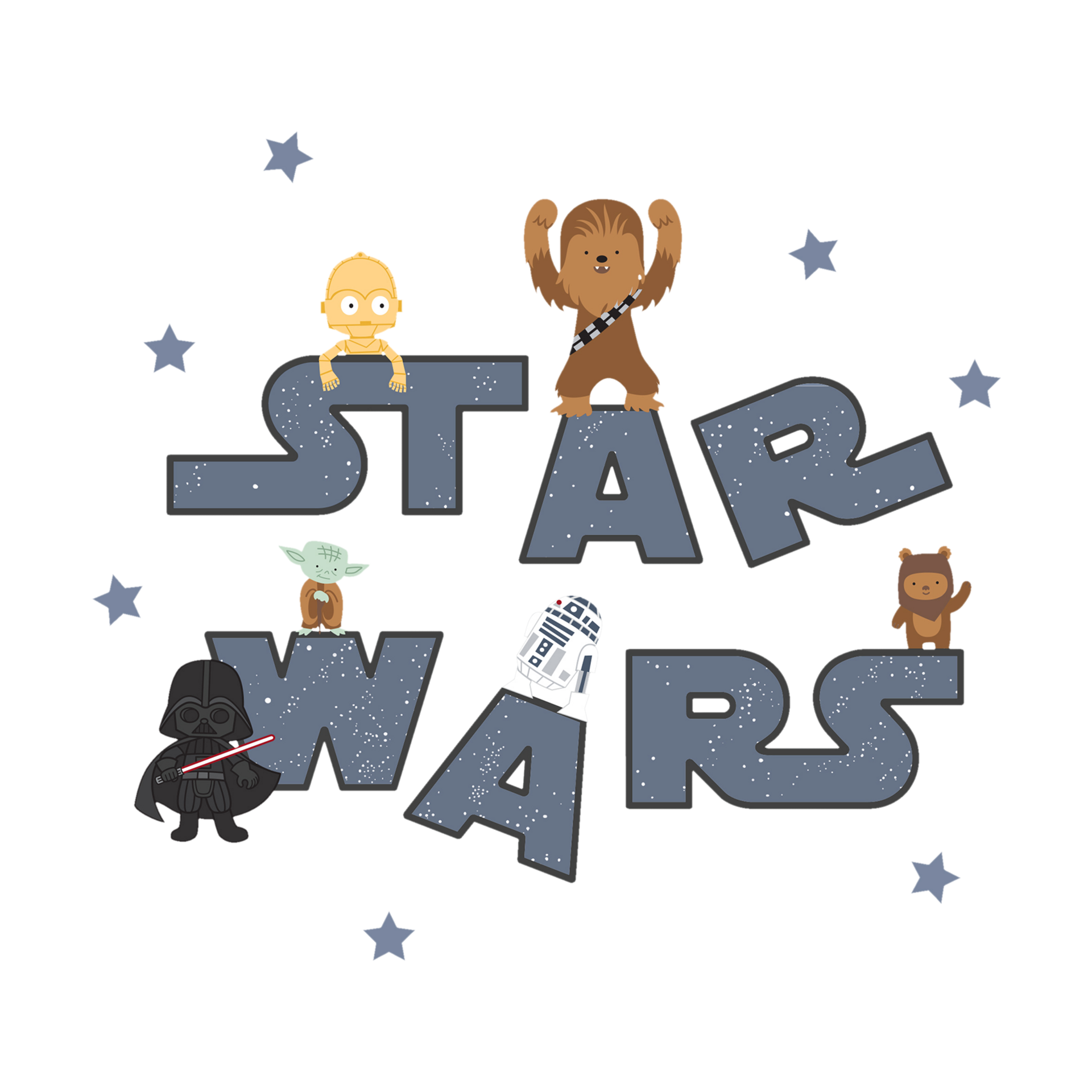 Lambs & Ivy Wall Decals Star Wars Logo Babylist Shop