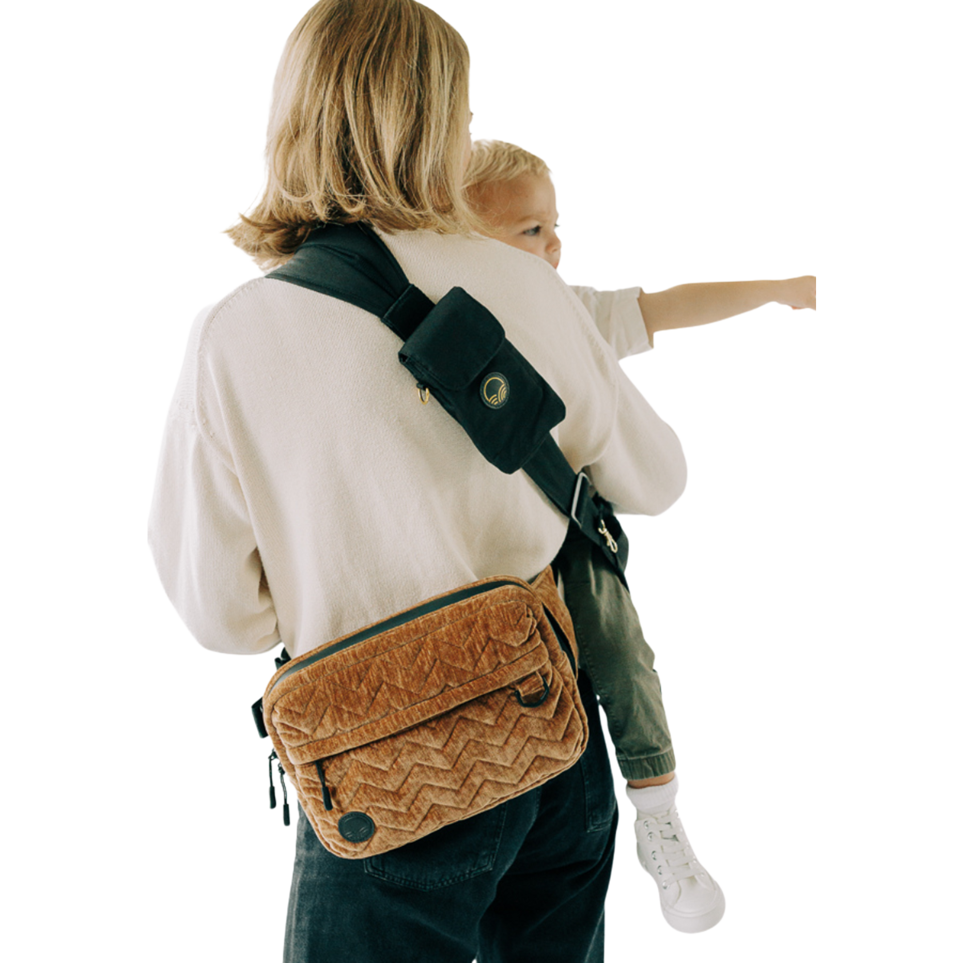 Tushbaby Liftoff Toddler Sling - Black.