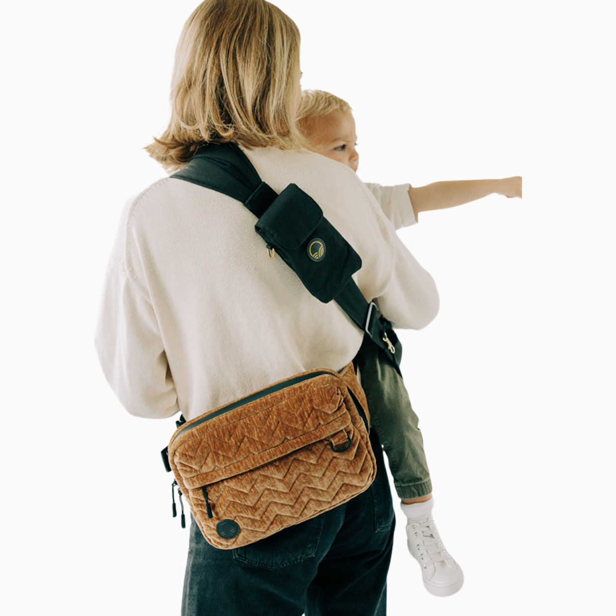 Tushbaby Liftoff Toddler Sling - Black.