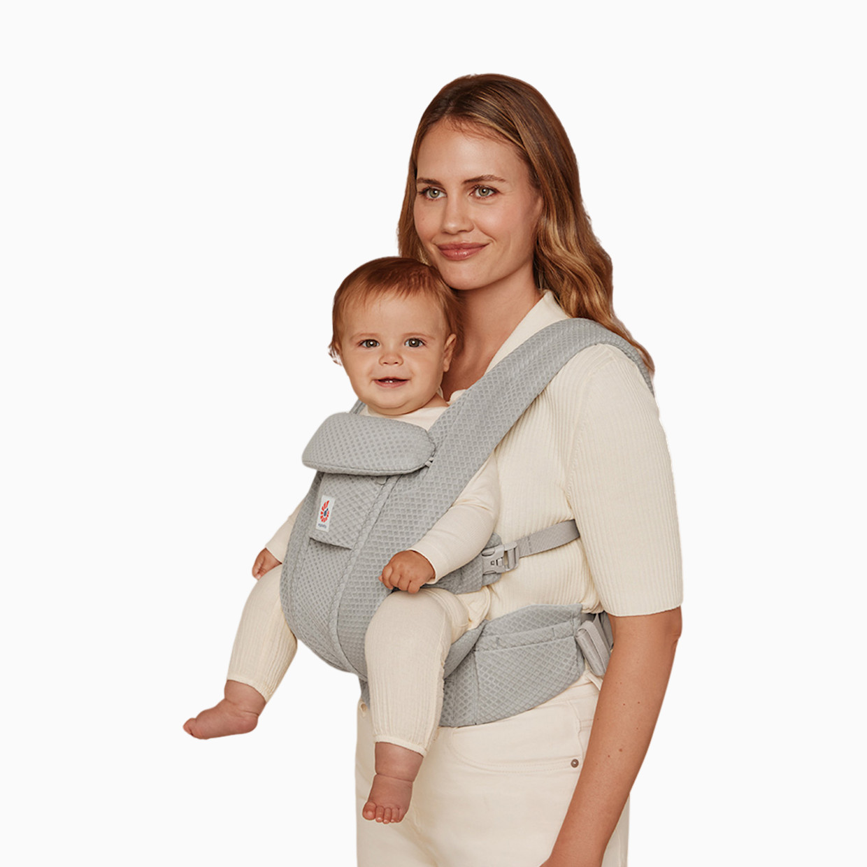 Ergobaby Omni Deluxe Carrier - Pearl Grey Mesh.