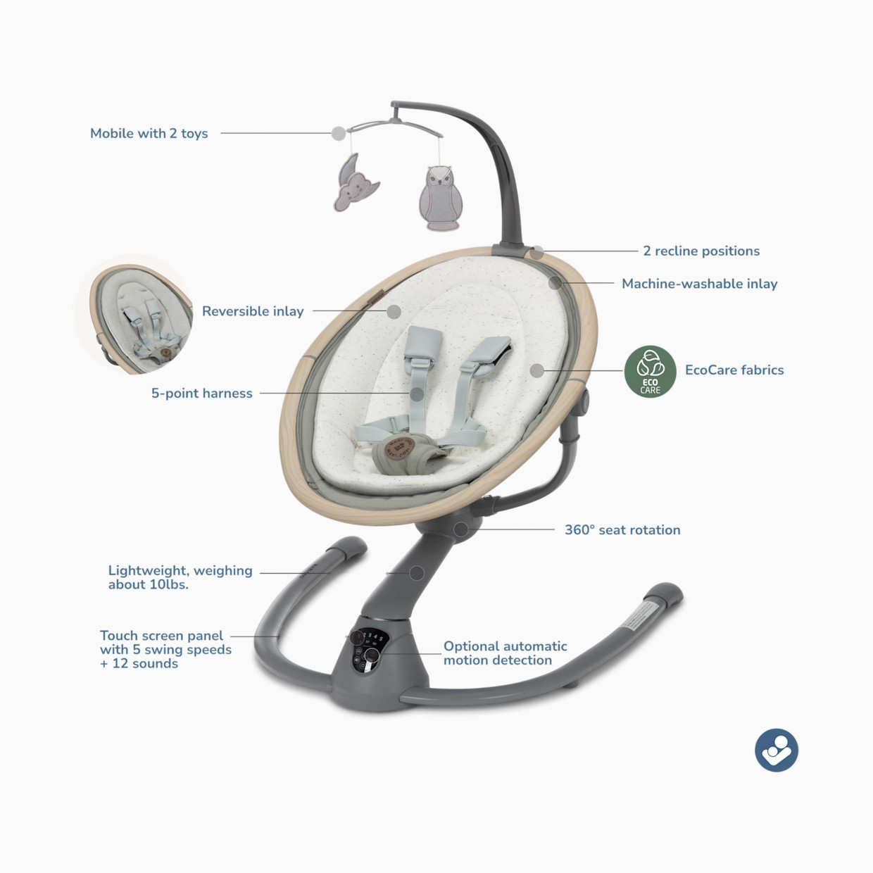 Maxi-Cosi Cassia Swing - Classic Green.