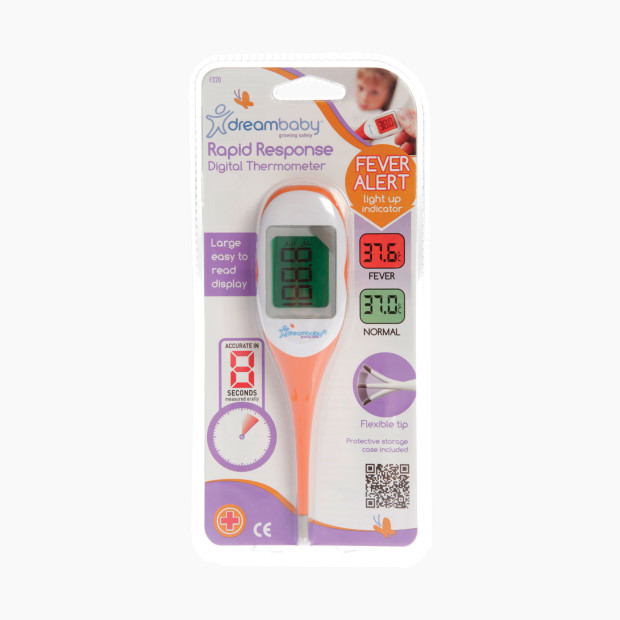 Dreambaby Rapid Digital Thermometer - Orange.