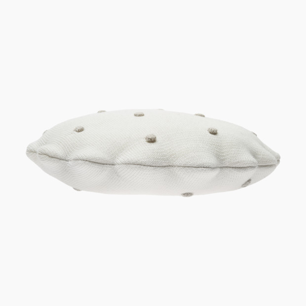 Lorena Canals Knitted Cushion Round Biscuit - Ivory.