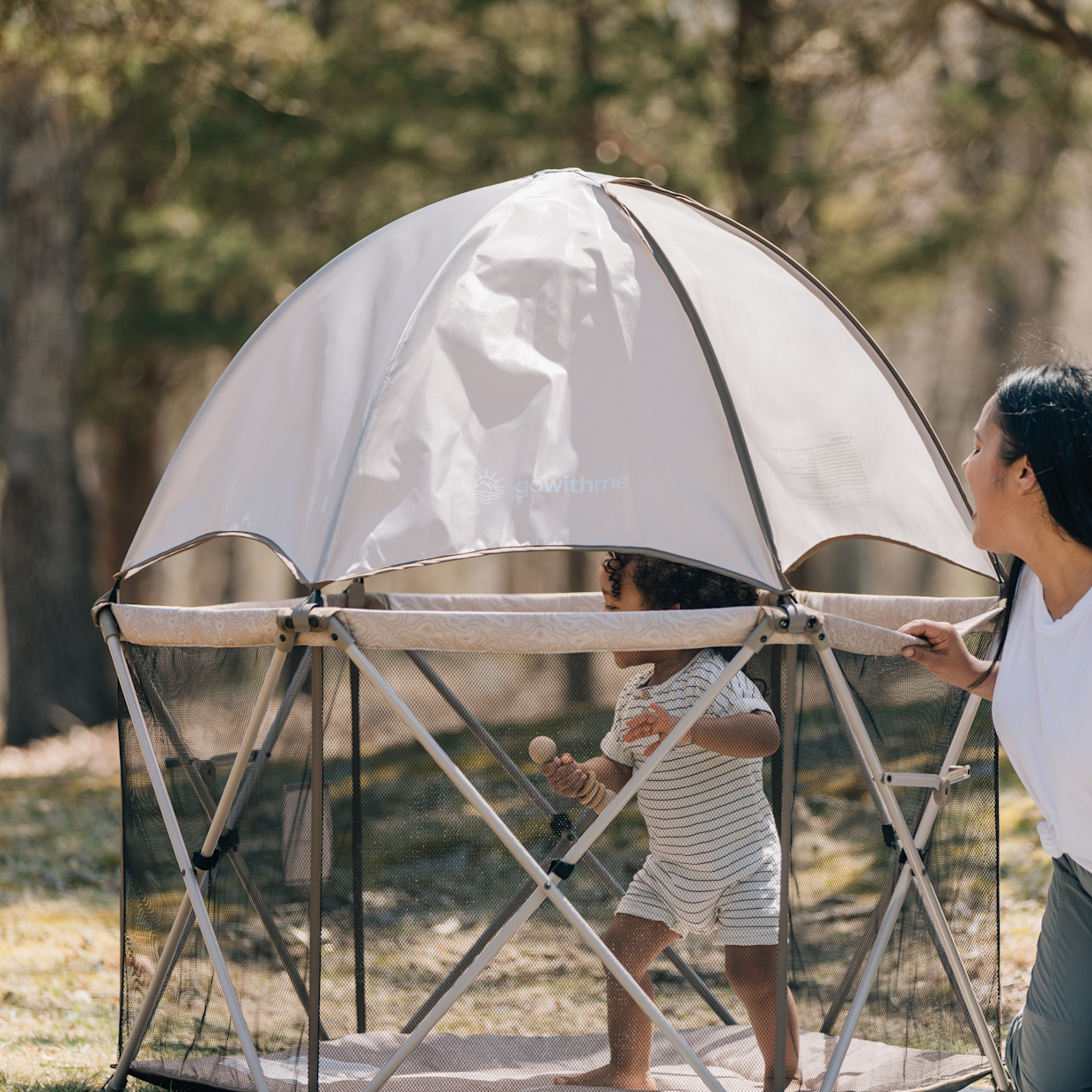 Baby Delight Go With Me Eclipse Deluxe Portable Playard - Sandstone.