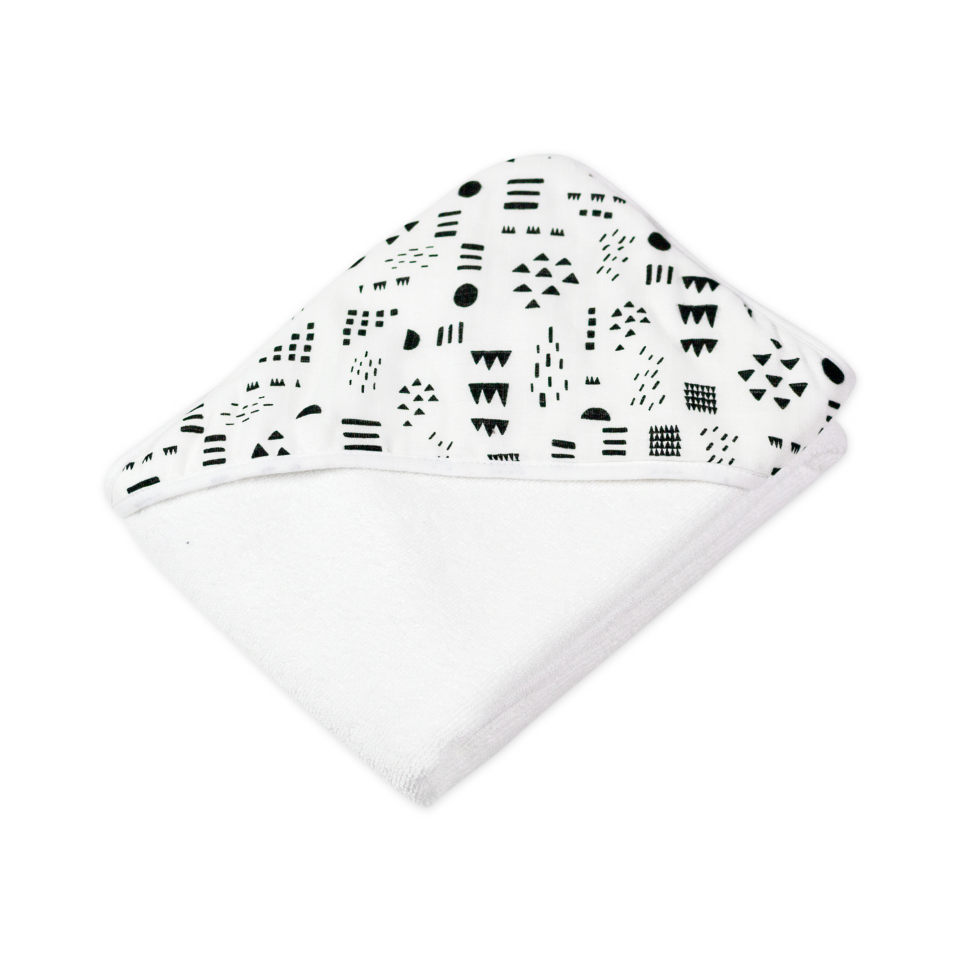 Honest Baby Clothing 3-Piece Organic Cotton Hooded Towel Set.