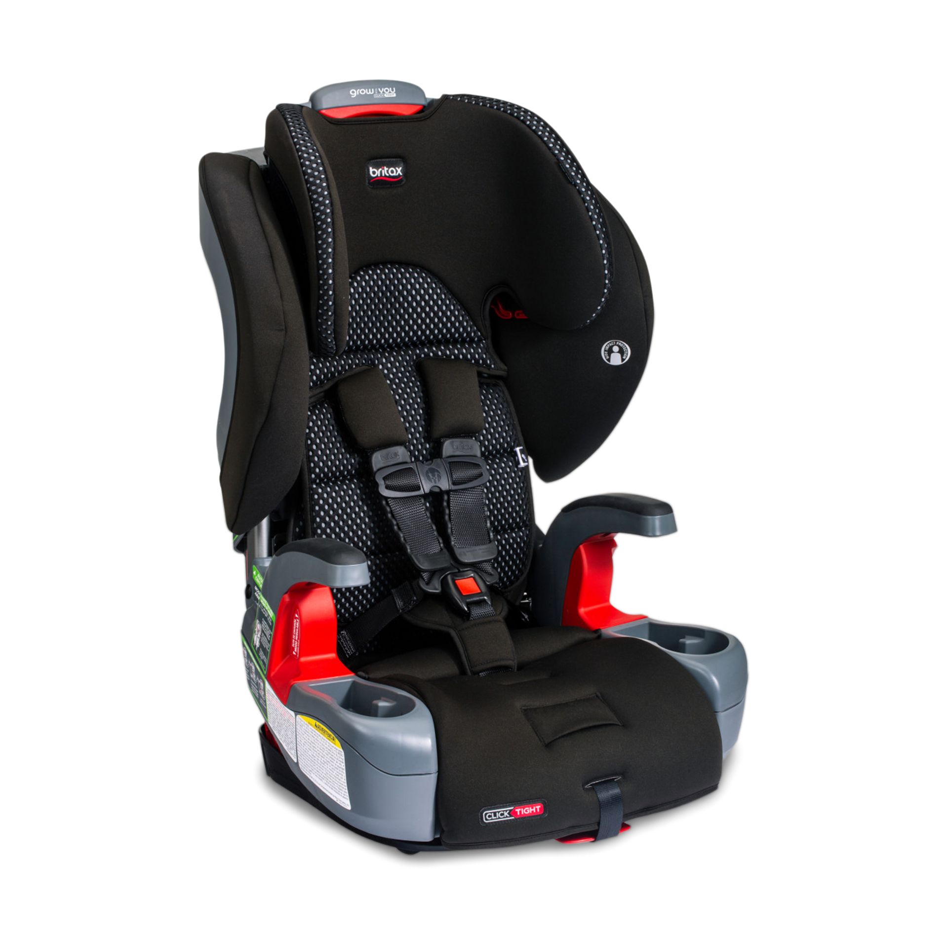 Britax Grow With You ClickTight Harness-2-Booster - Cool Flow Grey.
